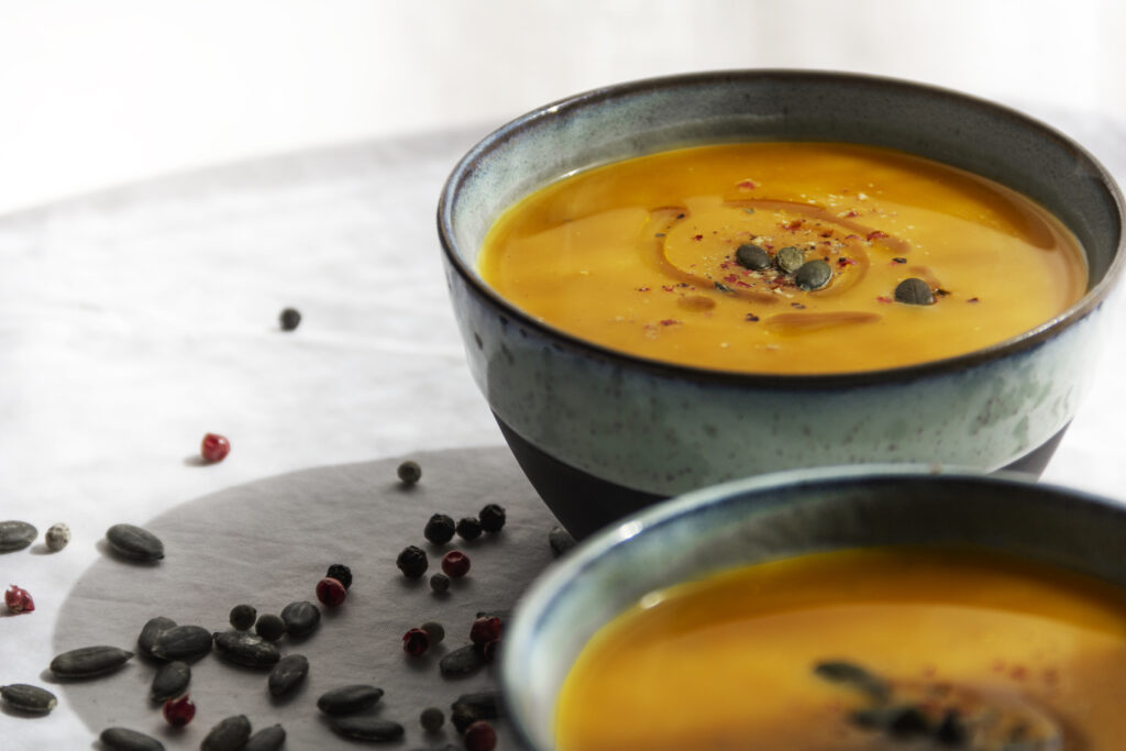 creamy pumpkin soup